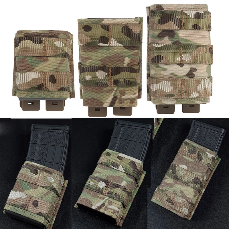 

Tactical Molle 7.62/5.56mm Magazine Pouch Holster AK AR M4 AR15 Single Rifle Mag Bag Hunting Shooting Military Airsoft Paintball