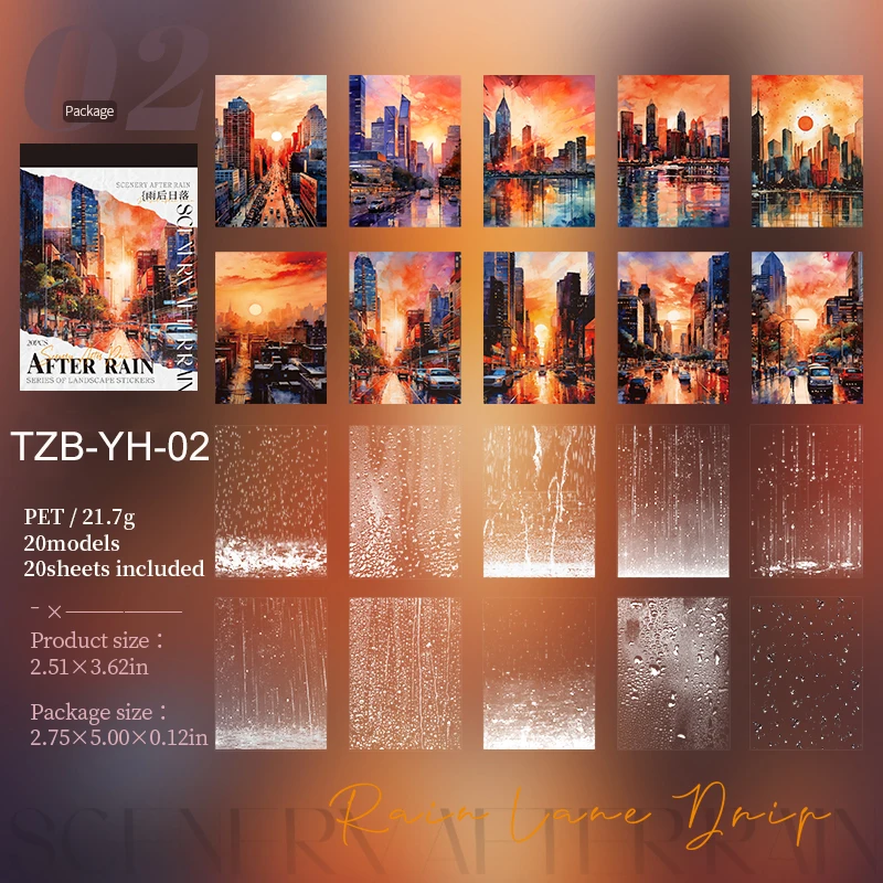 

Набор стикеров "After Rain Series"