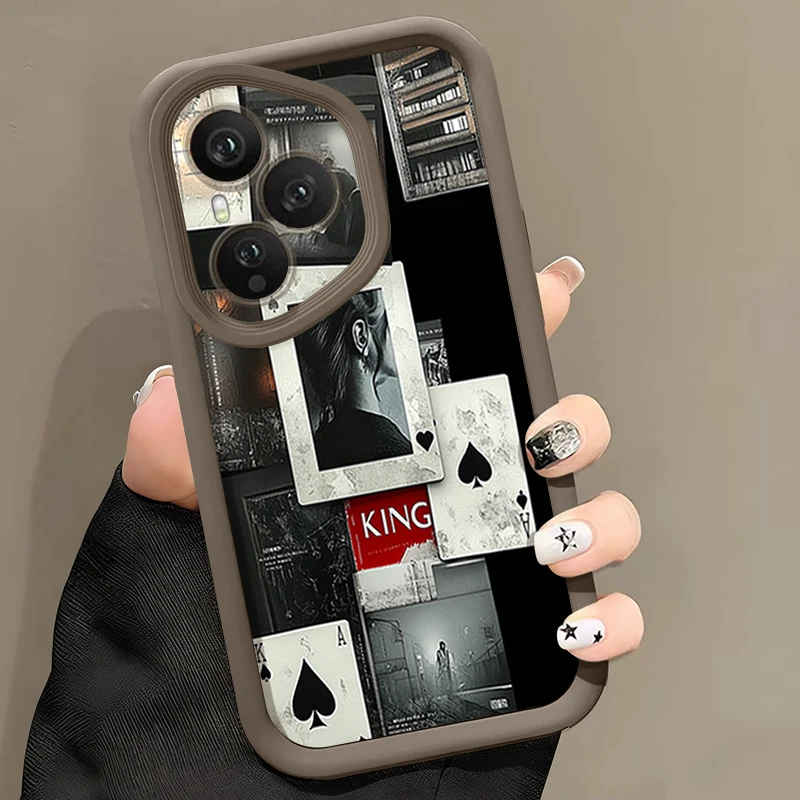 Мягкий силиконовый чехол для Honor 400 200 Pro Magic7 Lite X8c X9c Smart X6a X6b X6c с узором «Коллаж» для повседневного использования, противоударный (art.: 3920d97431275) - 3920d97431275