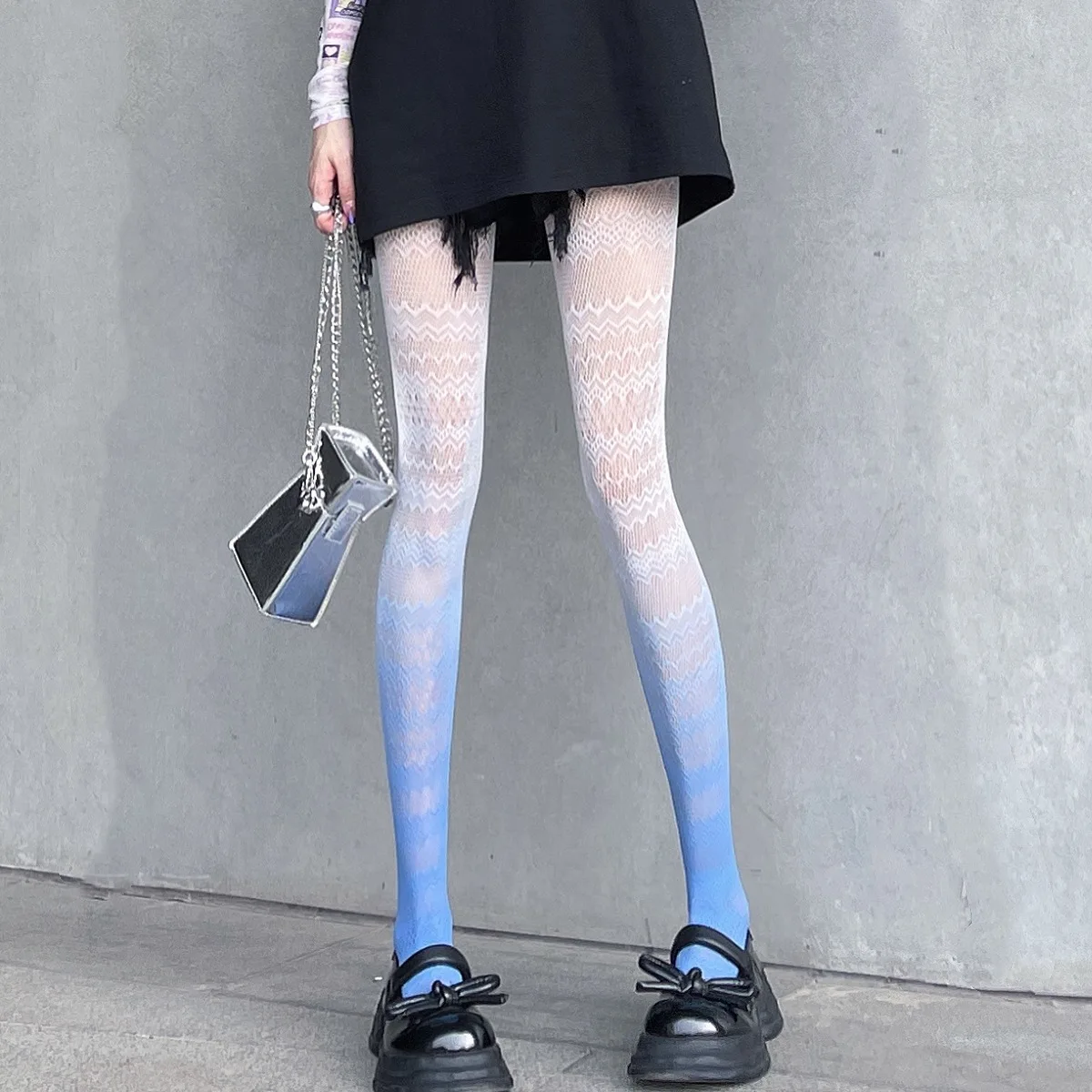 New Tights Women Anime Pantyhose Fashion Pattern Fishnet Stockings Sexy Harajuku Hosiery Nylon Women's Colorful |
