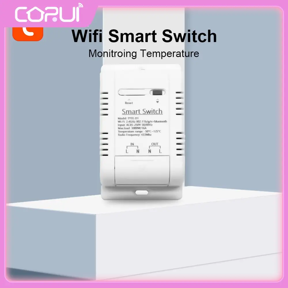 

Умный термостат с Wi-Fi, 16 А, Rf433