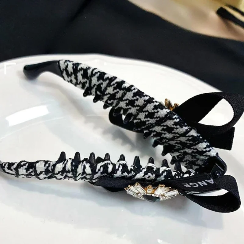 Корейские модные новые заколки для волос с узором гусиные лапки Для женщин