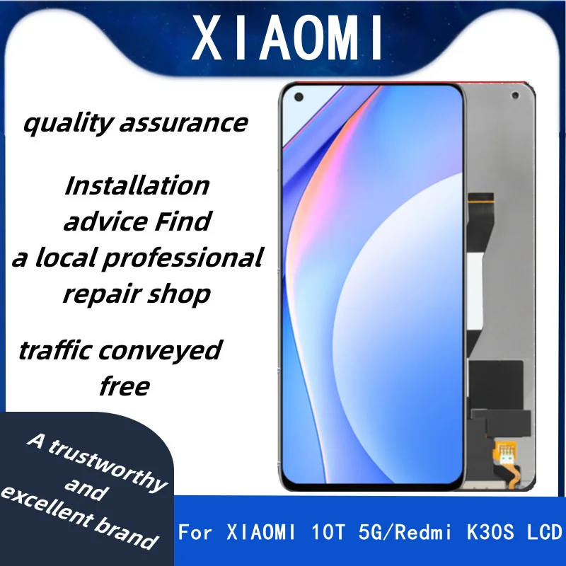6,67 'оригинальный для Xiaomi Mi 10T 5G LCD M2007J3 сенсорный экран дисплей дигитайзер в сборе для Mi 10T Pro LCD для Redmi k30s LCD