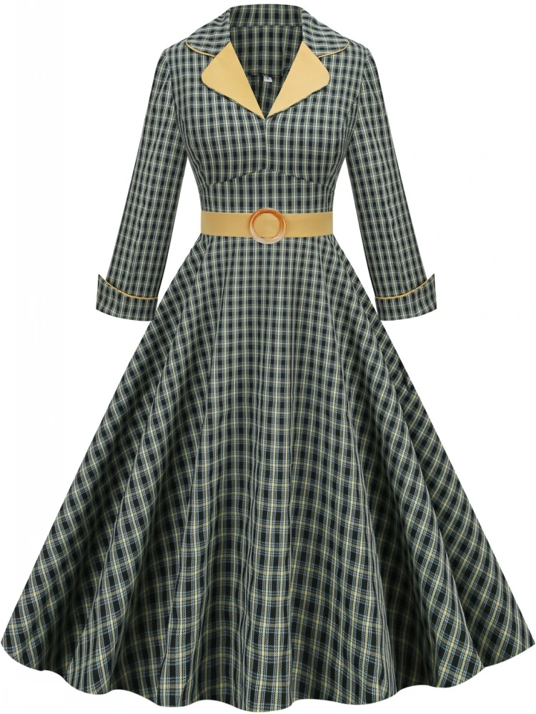 

Женское платье-туника в стиле ретро, на осень/зиму