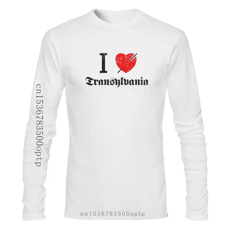 Мужская одежда новинка футболка I LOVE Трансильвания Румыния забавная тишина