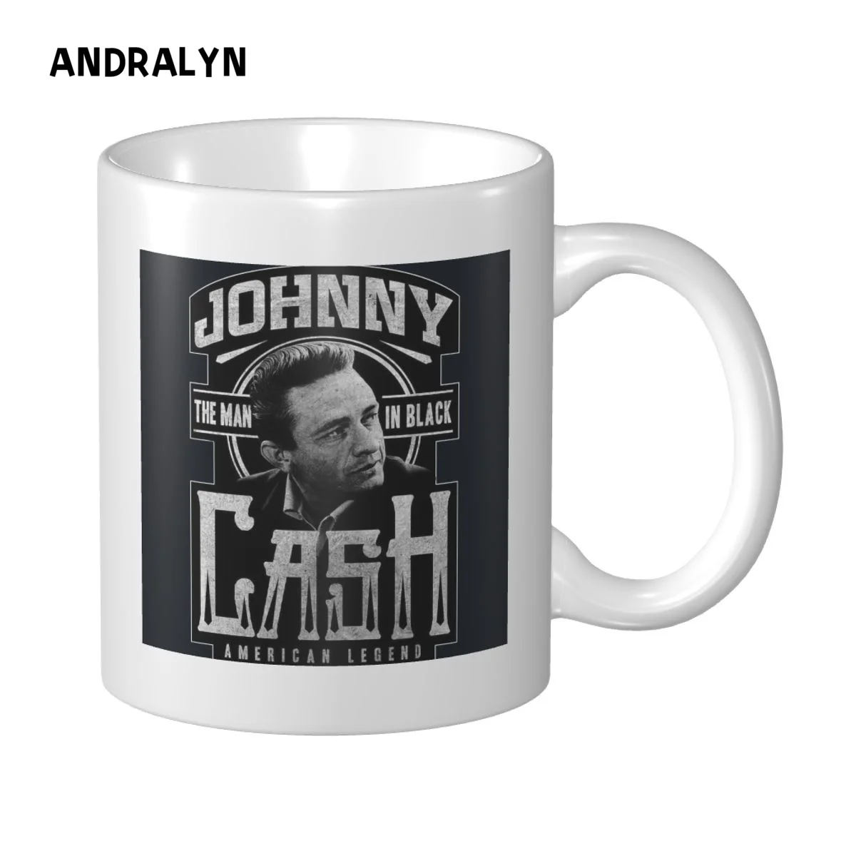 

Керамическая кружка с изображением Джонни наличных, 10 унций