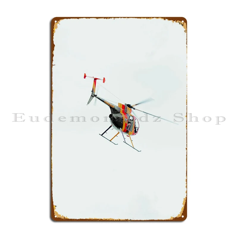 

Helicopter Metal Plaque Poster Garage Club Garage Decoration Create Custom Living Room Tin Sign Poster