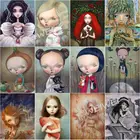 Домашнее украшение сделай сам, квадратная круглая кристаллическая картина из страз, мультяшная кукла, девушка, вышивка крестиком, мозаика, вышивка ручной работы, подарок