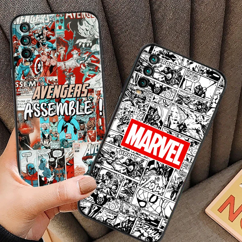 

Marvel Avengers US Phone Cases For Xiaomi Redmi POCO X3 GT X3 Pro M3 POCO M3 Pro X3 NFC X3 Mi 11 Mi 11 Lite Back Cover Soft TPU