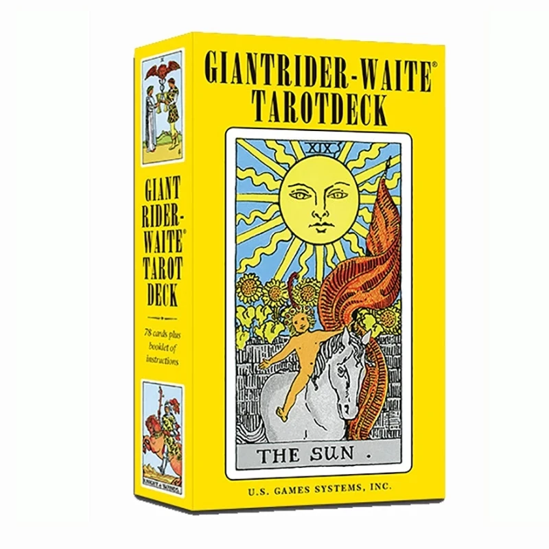 

Original Giant Edition Tarot Deck Board Game Cards Game Full English Edition Tarot Board Game For Family/Friends