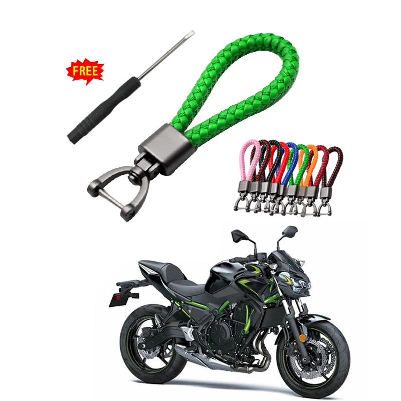 

Подходит для Kawasaki Z900 Z1000 Z650 Z250 Z1000SX zh2 Z300 Z 650 аксессуары для мотоциклов плетеный шнур брелок металлический брелок