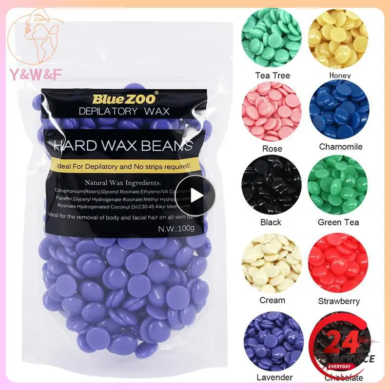 

Воск в гранулах для лица, ног, рук, тела, бикини, быстрое удаление волос, 100 г/упаковка, 1 шт.