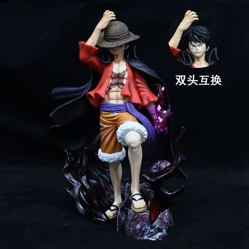 

One Piece 25cm Luffy Anime Figure Four Emperors Monkey D. Luffy Action Figure Shanks Figurine Collectible Model Doll Toys Gifts