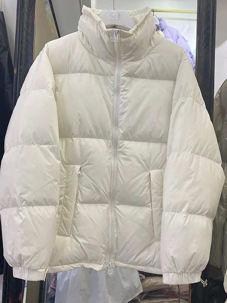 New Women Casual Style Down Jacket White Duck Down Jackets Autumn Winter Warm Coats And Parkas Female Outwear