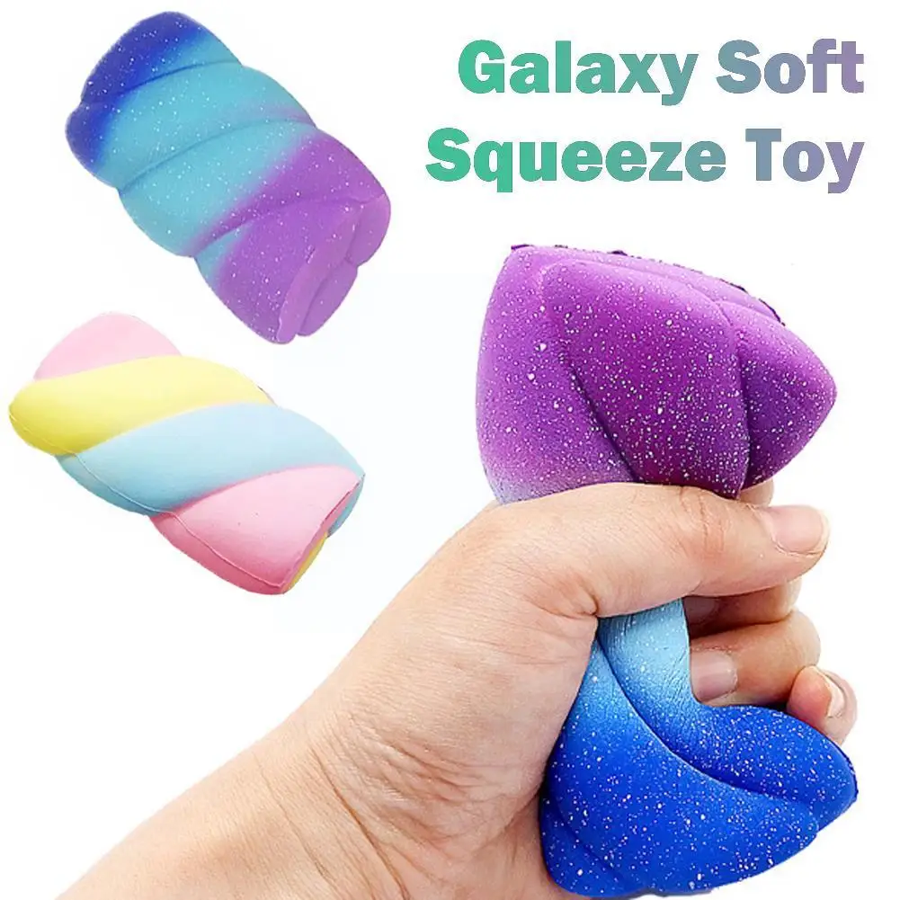 

Kawaii Rainbow Candy Cake Squishy Slow Rising Cream Scented Soft Squeeze Toy Stress Relief Exquisite For Kids Xmas Gifts X3w8