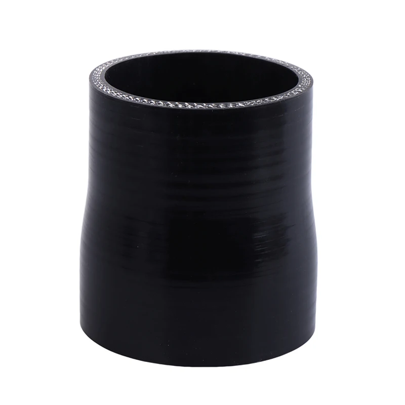 

1PCS Silicone 2.5 to 2.25 Inch ID (63mm to 57mm) Black Straight Reducer Water Pipe