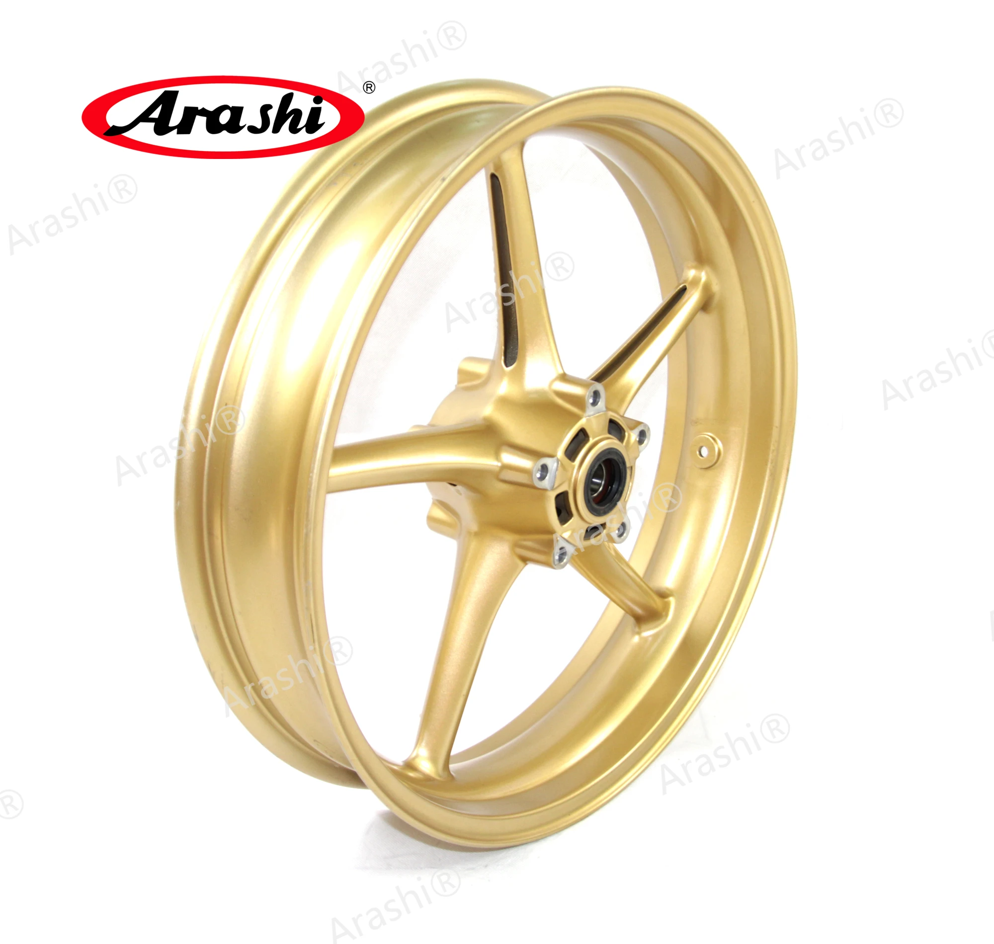Фото Замена переднего колеса подходит для Daytona 675 2006-2012, обод Arashi 17'' для Triumph Daytona 675R 2011-2012, Street Triple 675 2007-2012. №1