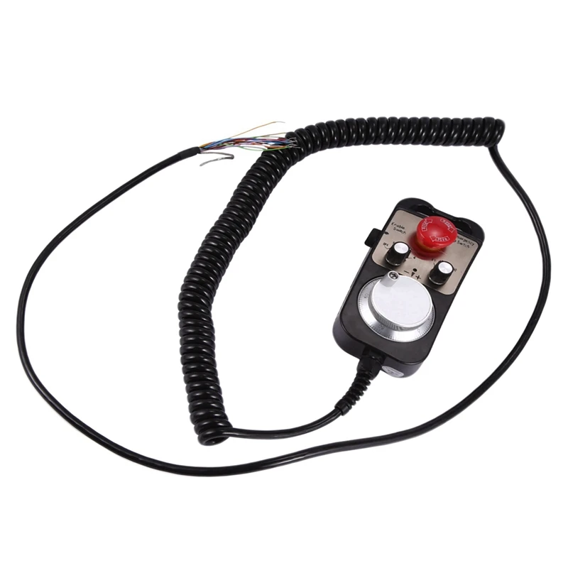 

2X Универсальный ЧПУ 4-осевой Mpg кулон ручное колесо 100 импульс 5 В и аварийный остановка ЧПУ маршрутизатор ручное колесо 4-осевого типа