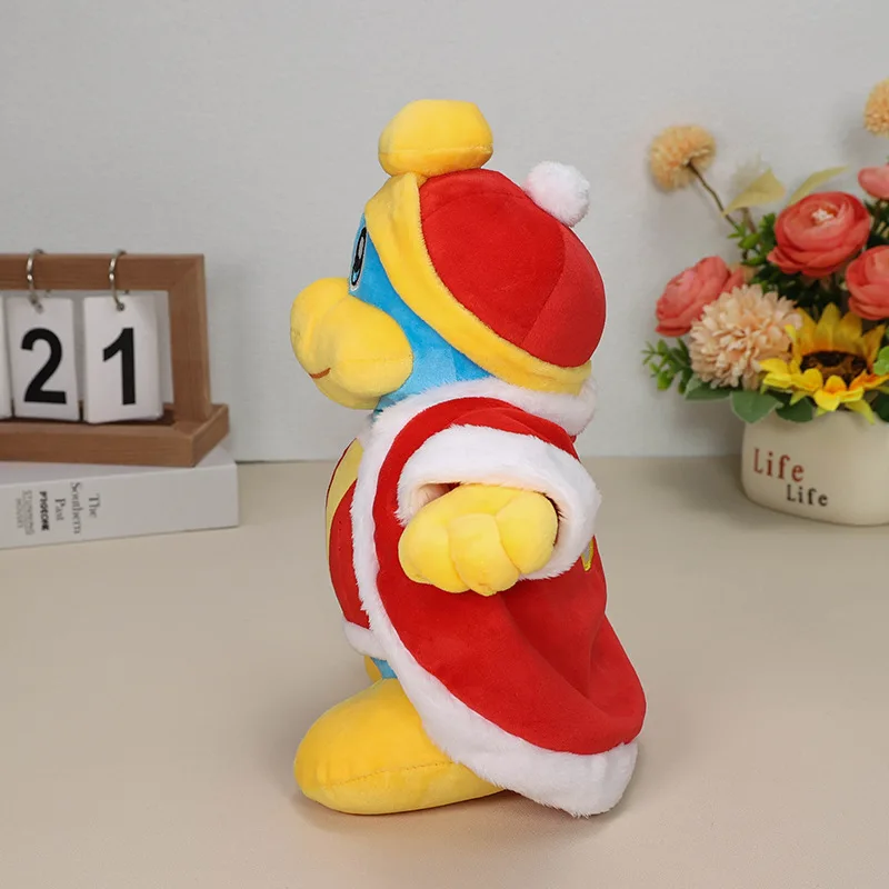 Новинка 2024 года 25 см плюшевые игрушки Kirby Kawaii Dedede King мягкая плюшевая игрушка