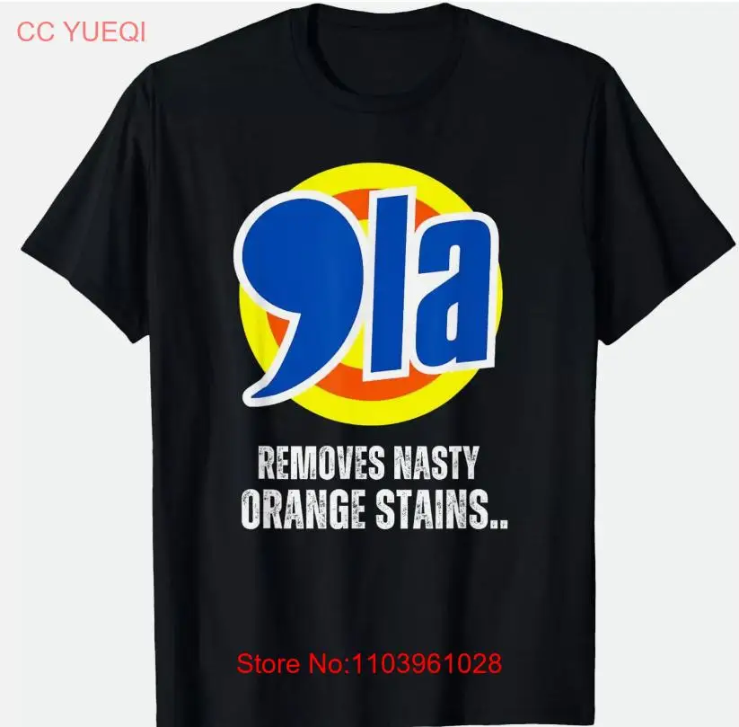 Забавная футболка Comma La 2024 с изображением Трампа