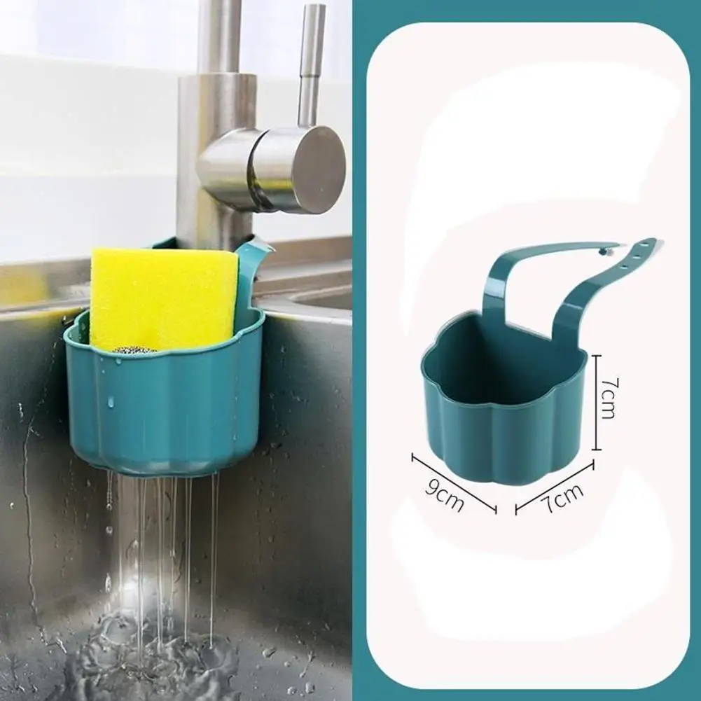 

Стеллаж для слива кухонной раковины, стеллаж для губки, мыла, мусора, пластиковая подвесная корзина для хранения, органайзер для смесителя, ...