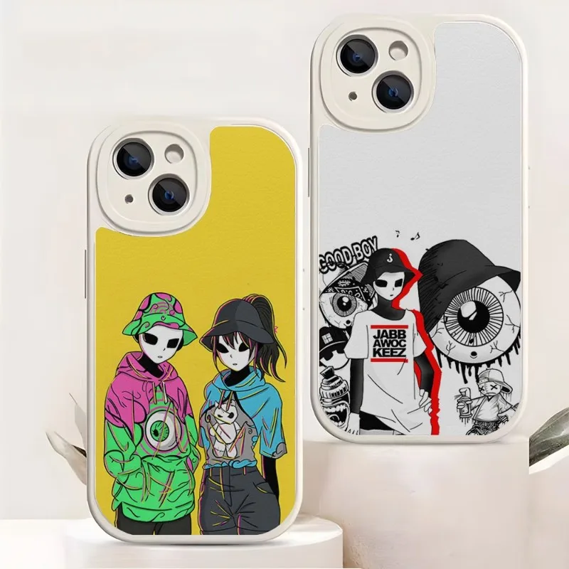 

street dance Jabbawockeez Phone Case Lambskin For Iphone 14 Pro Max 13 11 12 Mini Xr X Xs 7 8 Puls Se Luxury Mobile Cover