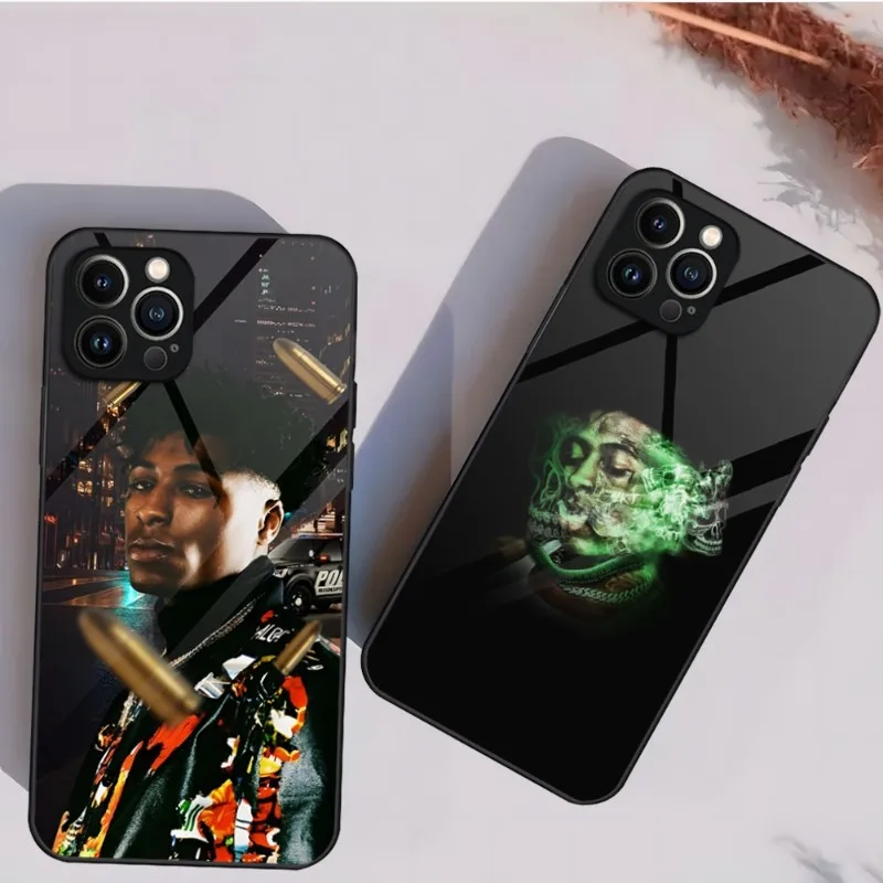

Youngboy никогда не сломался снова чехол для телефона IPhone 14 Pro 12 13 11 Mini X XS XR Max 8 7 6 Plus SE 2020 стеклянный дизайнерский чехол
