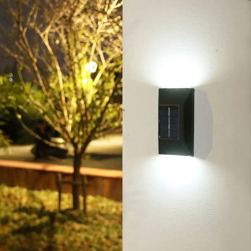 

Outdoor Lightings Garden Decoration Balcony Courtyard Solar Power Luminous Terrace Wall Lamps IP65 Waterproof LED Street Lights