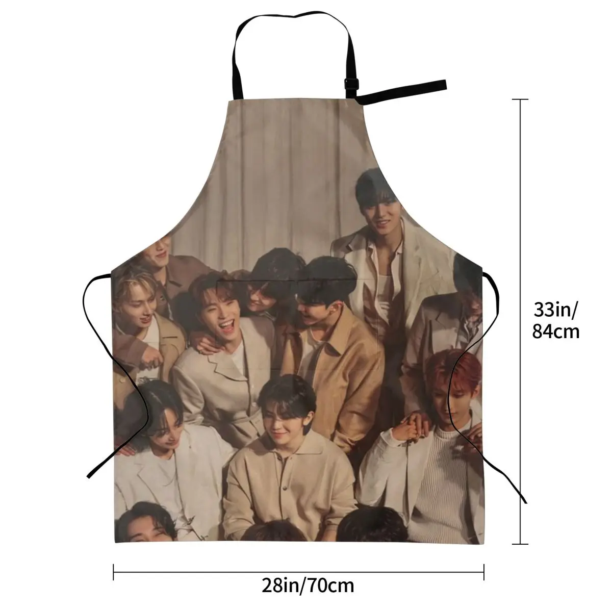 Семь подростков стандартный кухонный фартук Аксессуары для выпечки взрослых