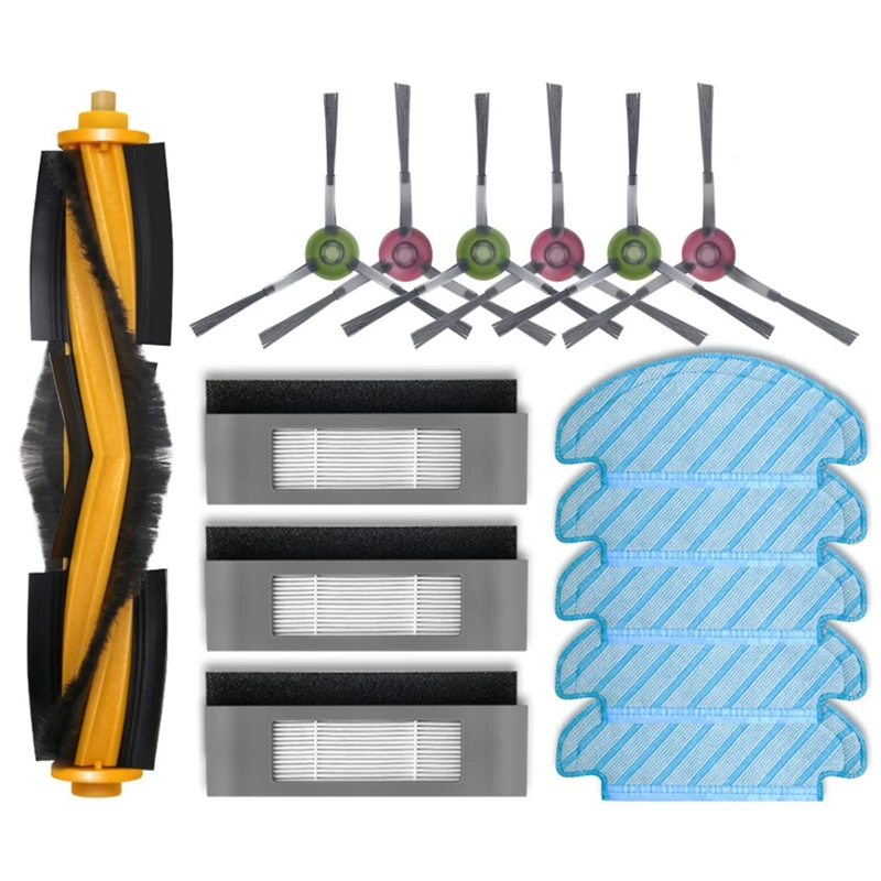 

Замена основной боковой щетки фильтра швабры Ткани Для Ecovacs Deebot OZMO 920 950 T5 Yeedi 2 Запчасти для робота-пылесоса