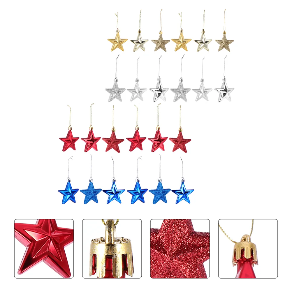 

Christmas Tree Hanging Decorations Xmas Ornaments Star Decoration Baubles