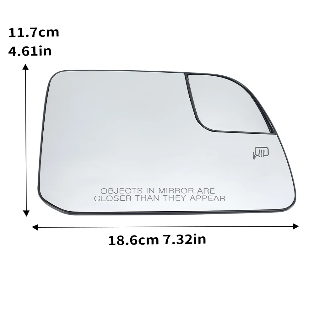 Стекло бокового зеркала для Ford Edge 2011-2014 Lincoln MKX 2011-2015 американская версия стекло с