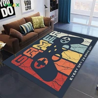 anime floor mat gamer controller carpet area rug large 3d printing game bathmat flannel for living room bedroom entrance doormat