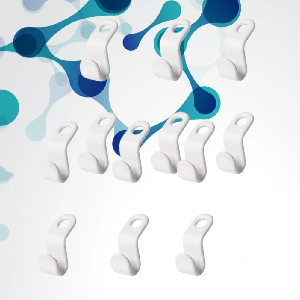 

Hanger Clothes Hangers Hook Hooks Coat Closet Decorative Stackable Hat Connector Hanging Wall Door Saving Space Links