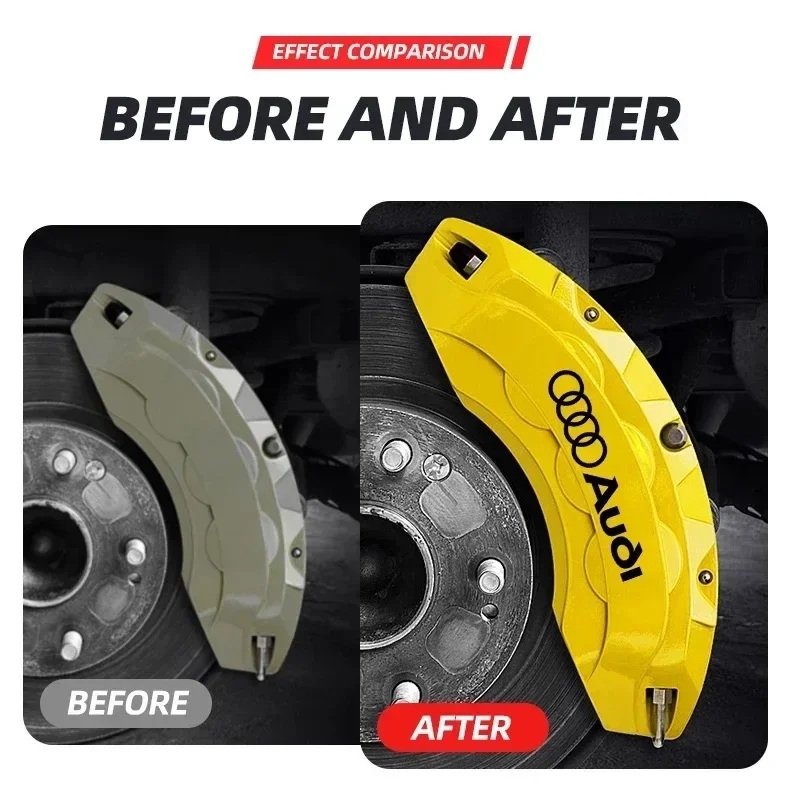 6 шт. наклейка на автомобильный тормозной суппорт декоративные наклейки из ПВХ