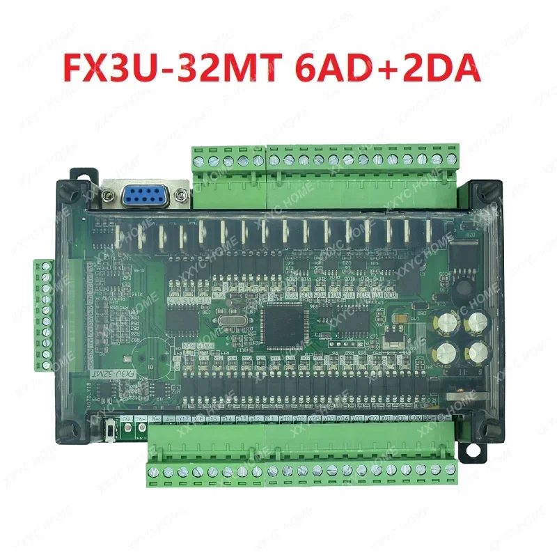 FX3U-32MT PLC промышленная плата управления с корпусом 6AD + 2DA 18 в OUT высокоскоростной