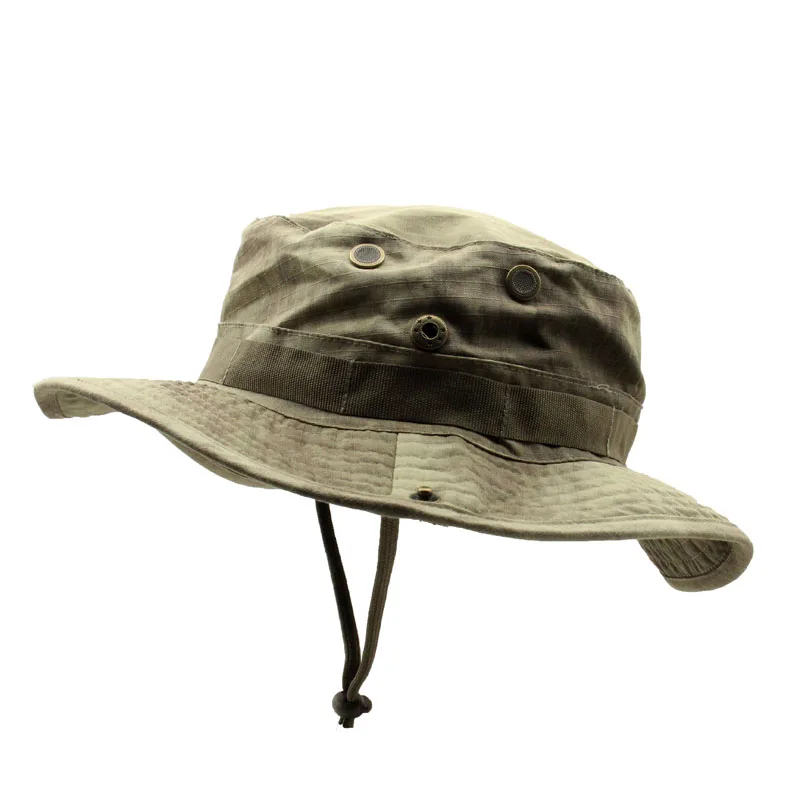 

Military Fans Outdoor Sports Sunscreen Foldable Camouflage Durable Ruins Grey Au Benny Hat