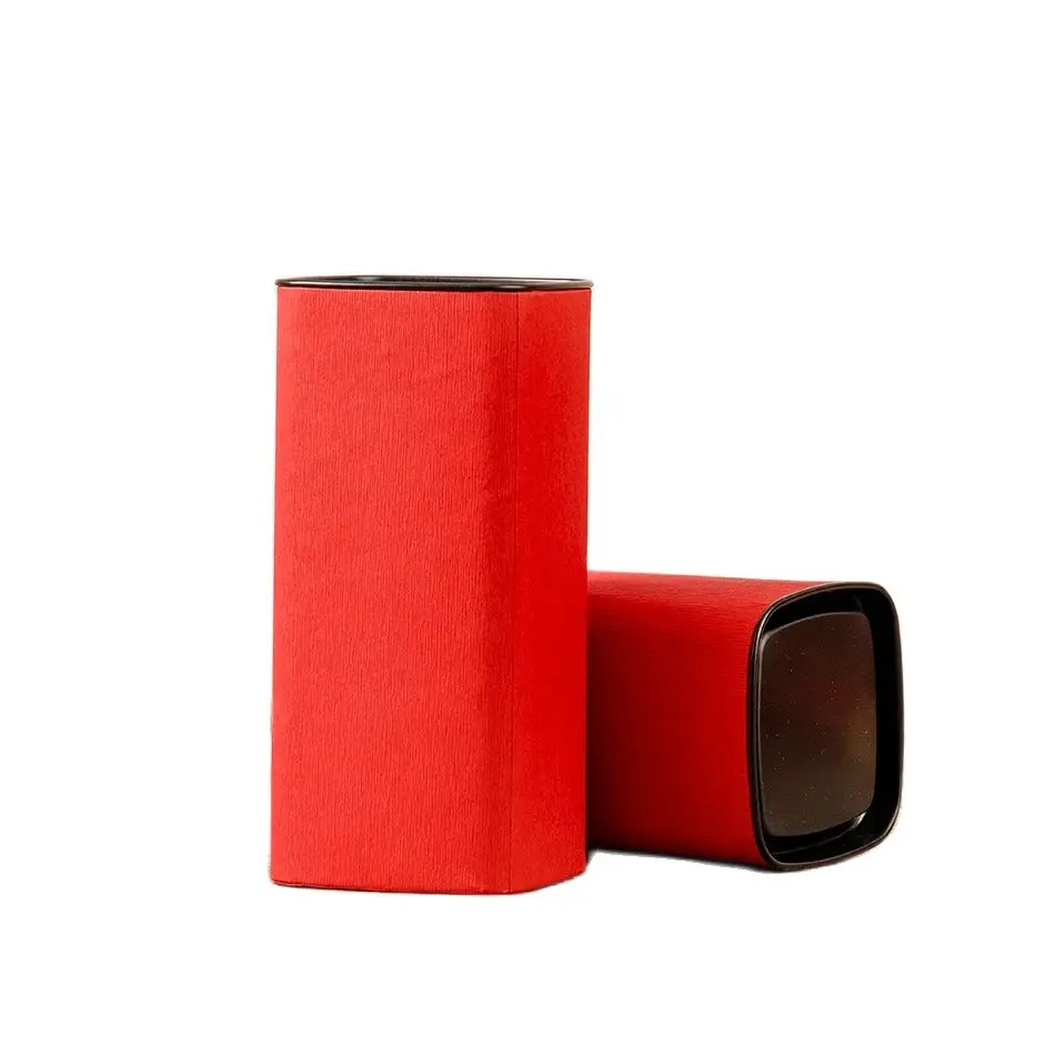 

Sunshine Packing Luxury Customize Design For Tea Square Bottle 1-100ml Cylinder Muesli Paper Tube