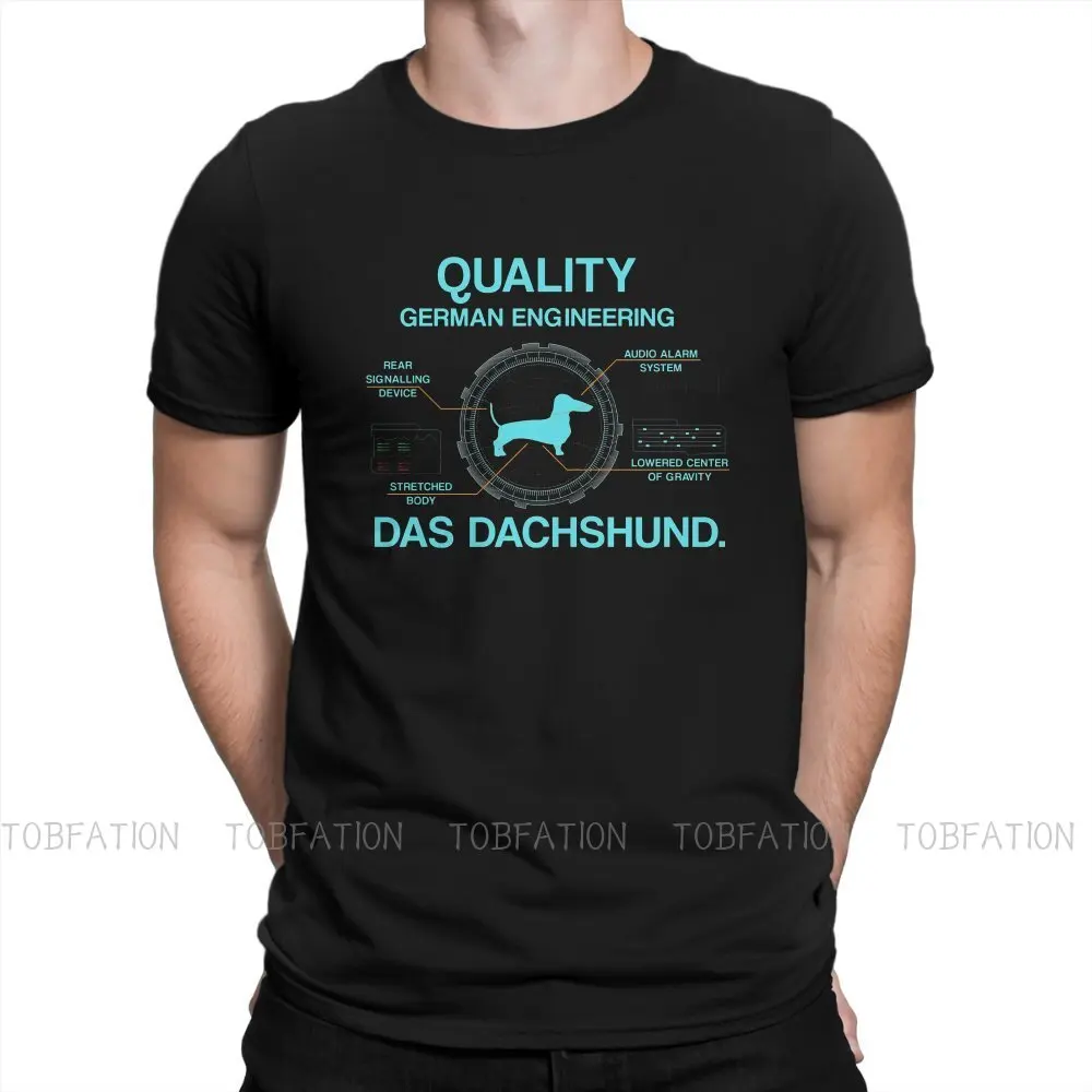 

Sausage Dog 100% Cotton TShirts Quality German Engineering Das Dachshund Personalize Homme T Shirt Hipster Clothing 6XL