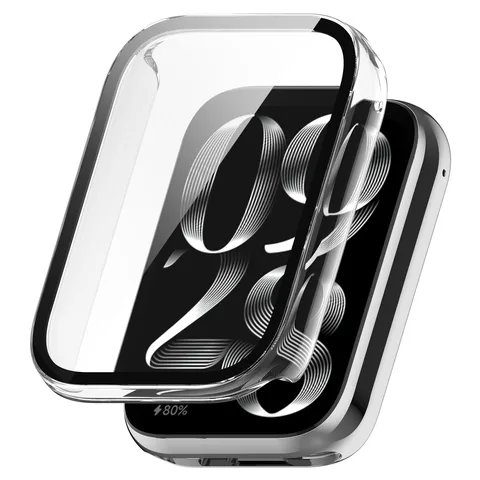 Чехол из закаленного стекла для Xiaomi Band 8 Pro, защитный бампер с полным покрытием для Mi Band 8 Pro, аксессуары для защиты экрана