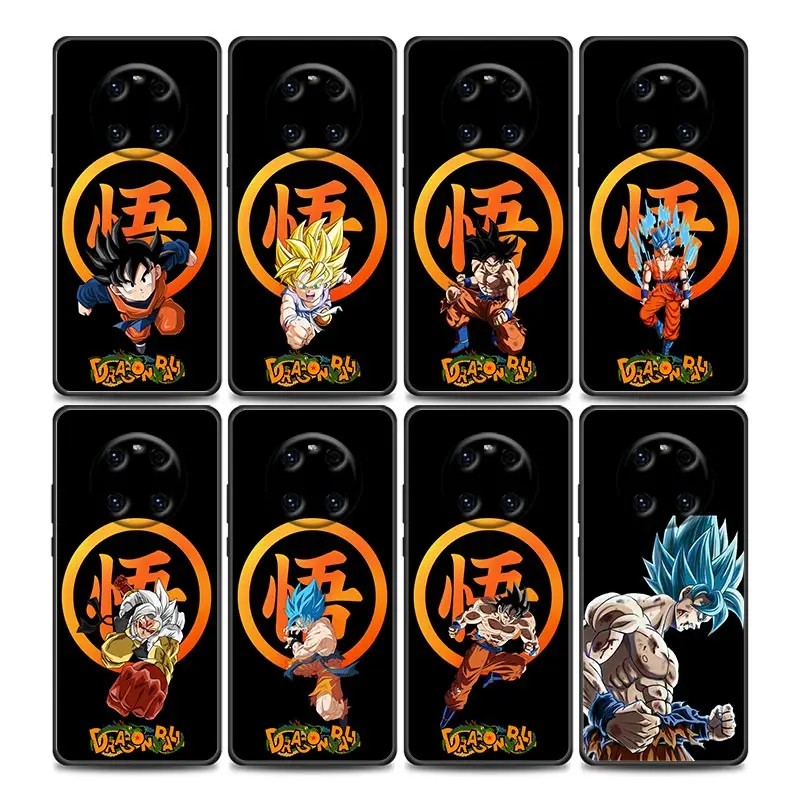 

Relief Dragon Ball Sun Goku Mobile Phone Shell for Huawei Y6 Y7 Y9 2019 Y6p Y8s Y9a Y7a Mate 10 20 40 Pro Lite RS Silicone Case