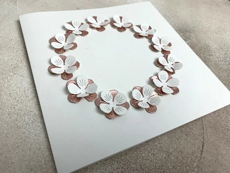 Цветочное украшение металлические Вырубные штампы фотобумага/тиснение для