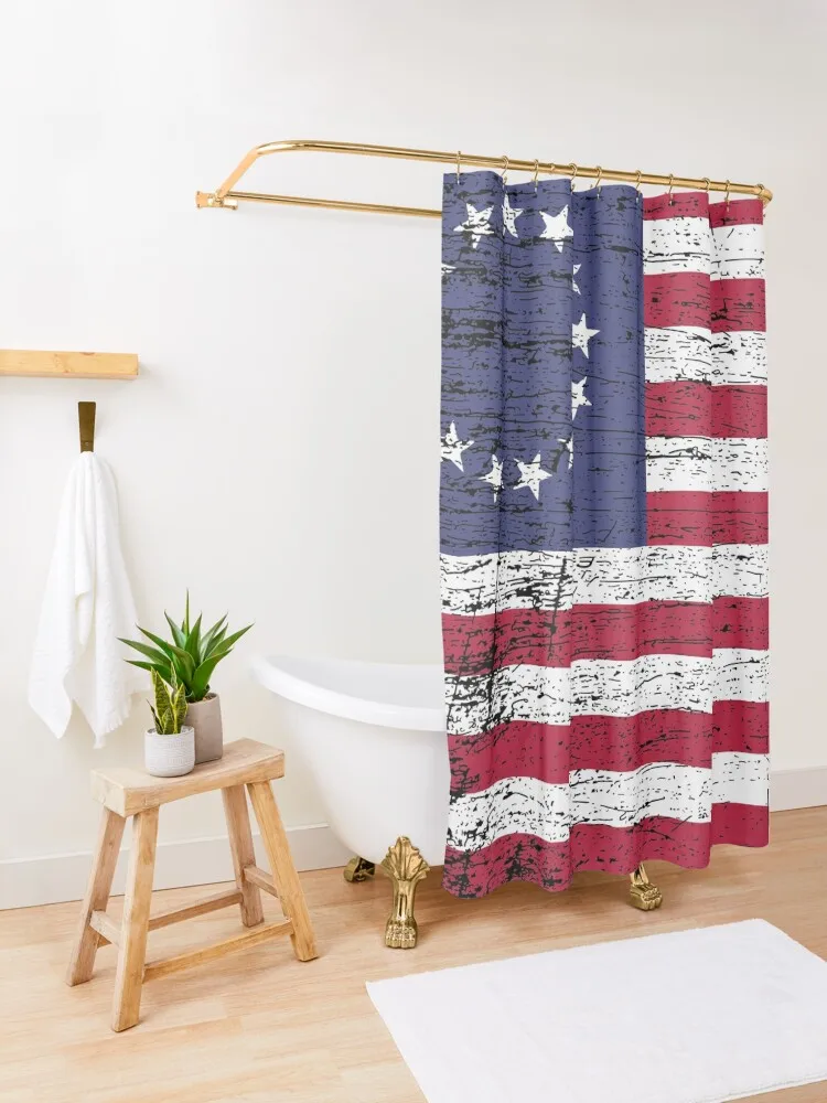 Бетси Росс флаг США занавеска для душа оконный душевой набор занавески ванной