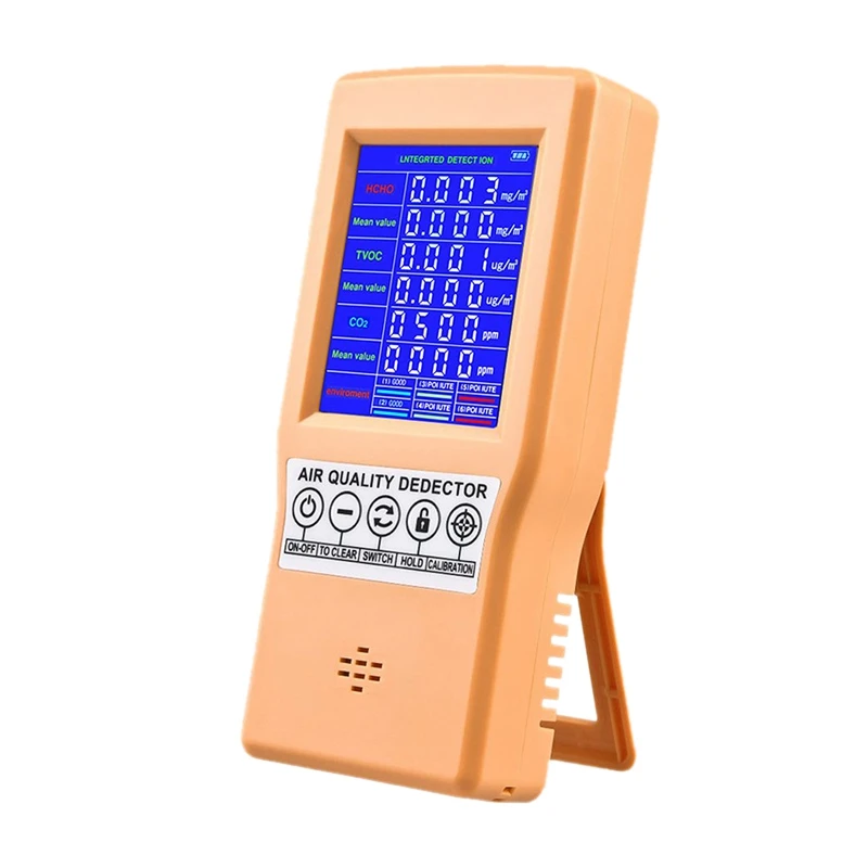 

Handheld Air Quality Detector LCD Color Digital Display