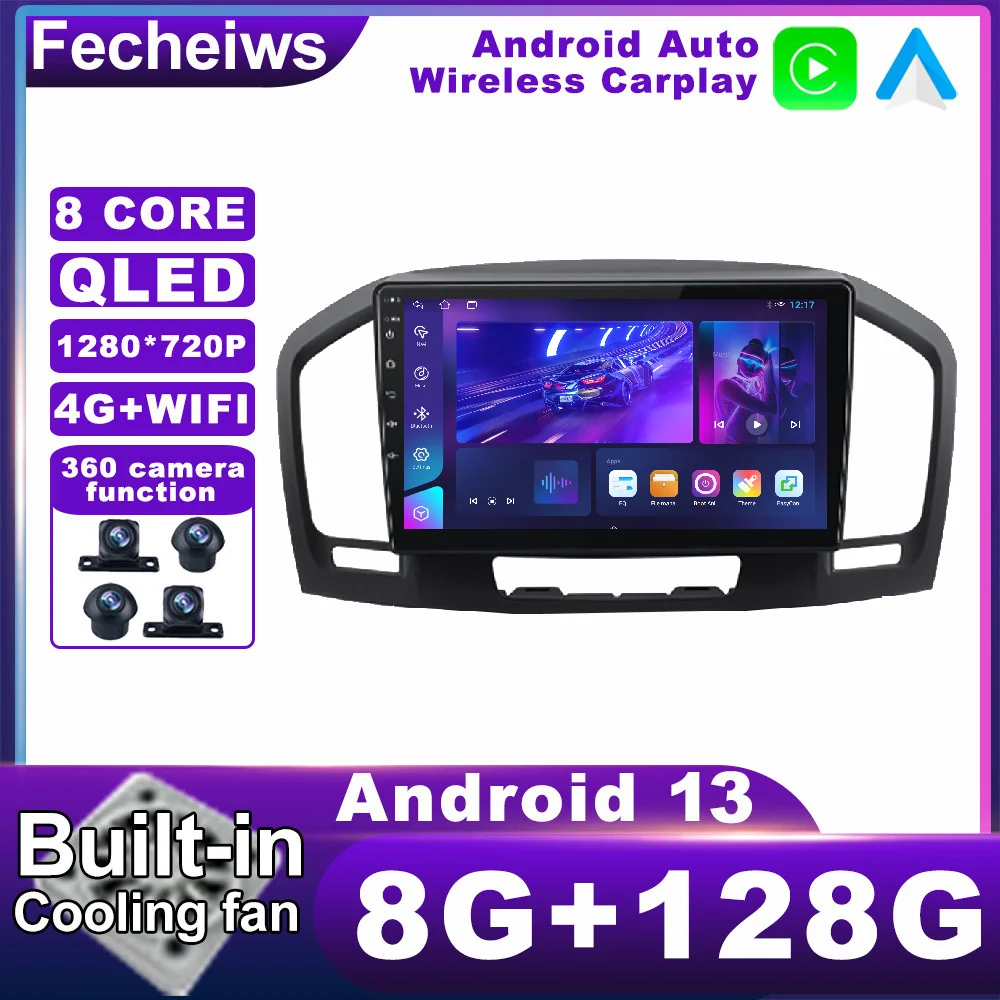 

Автомагнитола на Android 13 для Buick regal 2009 - 2013 с радио, видеонаблюдением, GPS, Wi-Fi, стерео, 4G, LTE, QLED, мультимедийная Автомагнитола No 2din RDS