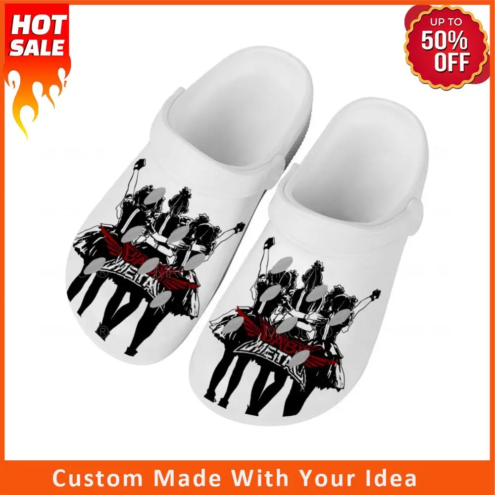 

Babymetal Rock Band Pop Fashion Home Clogs Custom Water Shoes Mens Womens Teenager Shoes Clog Breathable Beach Hole Slippers