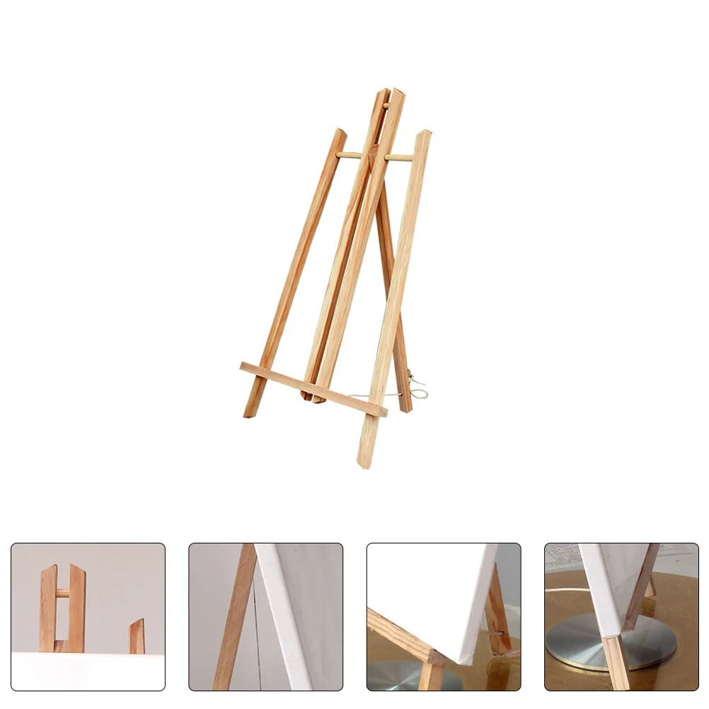 

Деревянная складная подставка для рисования, трапециевидный кронштейн для рисования, маленькая Портативная подставка для рисования
