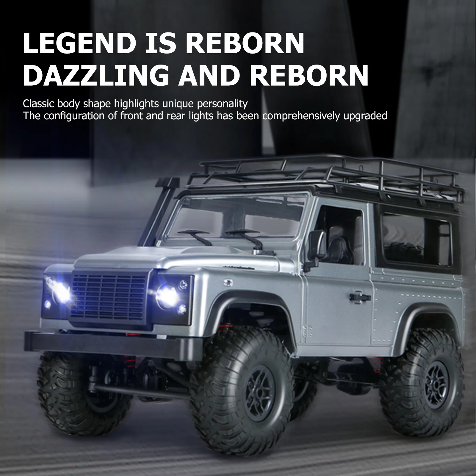 

Remote Control Car 1/12 RTR 2.4GHz 4WD Toy Off Road Buggy RC Truck Grey RC Truck Vehicle Car for Kids & Adult