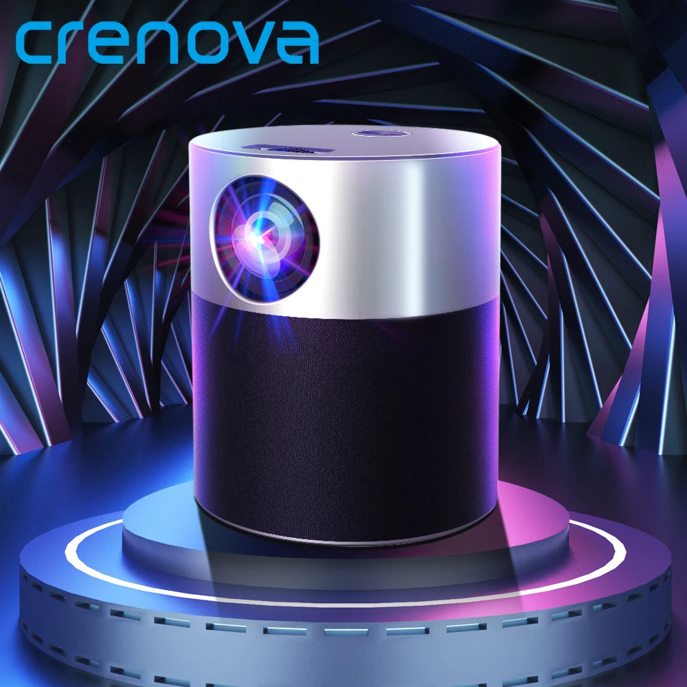 Мини-проектор CRENOVA M1 Full HD 1080P Android 9 светодиодный проектор 4K видеопроектор для