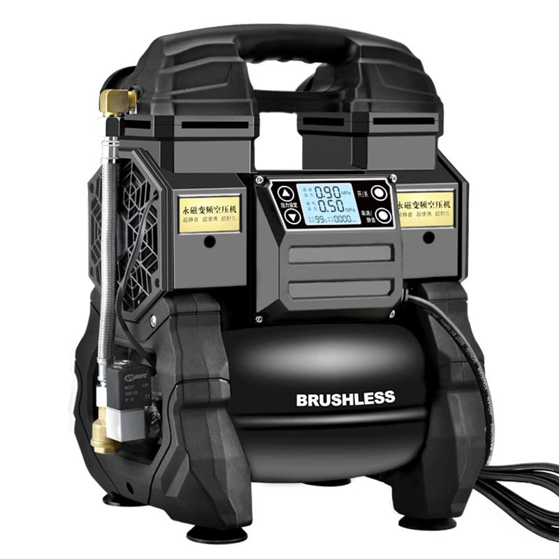Portable Oil-free Silent Air Pump Woodworking Spray Paint Air Pressure Tank
